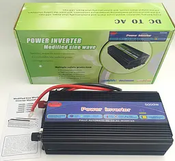 Автоінвертор 12 V-220 V 5000 W перетворювач напруги WimpeX 12 V-220 V 5000 Вт - мініатюра 13