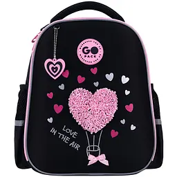 Рюкзак GoPack Education 165S Heart Чорно-рожевий (GO26-165S-2) - мініатюра 3