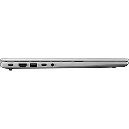 Ноутбук ASUS Vivobook S14 S3407VA-LY100 (14 FMI, Intel Core 7 240H, 16 GB, 1 TB, Intel UHD, DOS) Cool Silver (90NB1681-M008M0) - мініатюра 6