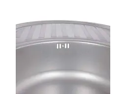 Мийка врізна Brinex 770х500х180мм 1 7750, Satin 0,8мм BRIN7750SAT08 - мініатюра 7