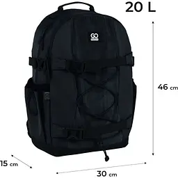 Рюкзак GoPack Education Teens 186 чорний (GO25-186L-1) - мініатюра 3