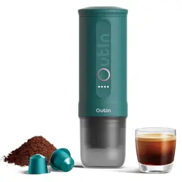 Портативна кавоварка Outin Nano Espresso Machine OTEM-01 Outin Teal (OTEM-01-TEAL) - мініатюра 5
