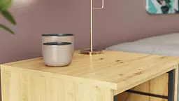 Стіл-тумба трансформер Смарт 2/1 Ferrum-decor 750x1450x500 Чорний метал ДСП Дуб Артизан 16 мм (FRD-105100) - мініатюра 9