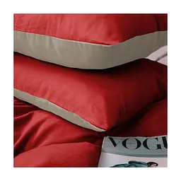 Постільна білизна MirSon 004-009 Cappuchino/Red Фланель 2 x 160 x 220 Сімейний Євро (2200009658983) - мініатюра 7