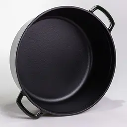 Кокотниця чавунна емальована 7,5 л, малахіт Yongkang HP-FLG-14 green - мініатюра 5