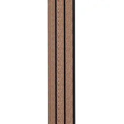 Рейка декоративна Wall Sticker PS 2900х120х12 мм Горіх SW-00001739 - мініатюра 5