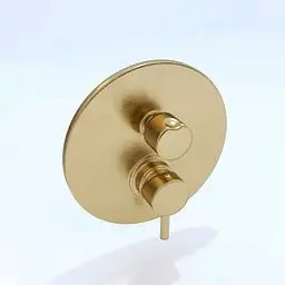 Змішувач для ванни/душу на 3 споживача Paffoni Light honey gold brushed LIG019HGSP, Золотий - мініатюра 2