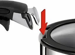 Tefal Кришка скляна Ingenio 24 см скло силікон - мініатюра 8