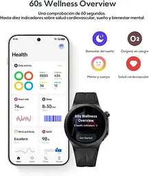 Розумний годинник Oneplus watch 4 Global Version NFC Midnight Titanium - Black (чорний) - мініатюра 8