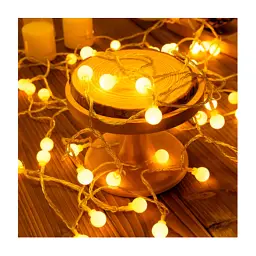 Гірлянда Voltronic Кульки матові, 40 шт, 6 м., прозора, USB (GirlBall-40LED-6mUSB)