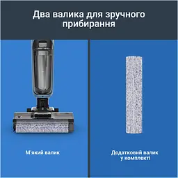 Пилосос Rowenta безпровідний миючий X-Clean 2 120 Вт чорно-блакитний (GZ2271E0) - мініатюра 7