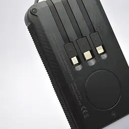 Зовнішній акумулятор Veron SP3010 Solar Black - мініатюра 4
