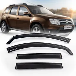 Дефлектори вікон вітровики Renault Duster 2010-2018 3М Скотч Voron Glass VR10310