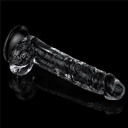 Фалоімітатор - Flawless Clear Dildo 7.5" Clear - мініатюра 7