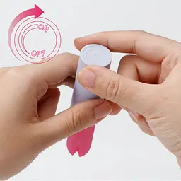 Вібратор-помада IROHA STICK Hamanasu, плавне збільшення потужності - мініатюра 7