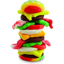 Набір для творчості з пластиліном Hasbro Play-Doh Kitchen Creations Burger and Fries Set (E5112_E5472) - мініатюра 4