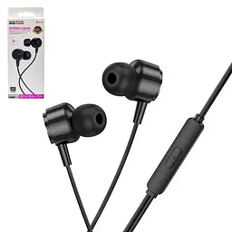 Навушники BOROFONE BM94 з мікрофоном, 3.5мм, 1м Black
