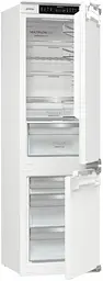 Холодильник Gorenje вбудований з нижн. мороз., 177x69x55см, 2 двері, 252 (76) л, А +, NF +, Зона св-ті, Диспл, Wi-Fi, Білі - мініатюра 2