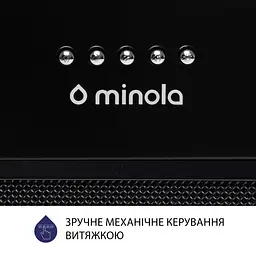 Витяжка повновбудована Minola HBI 5622 BLF 1000 LED - мініатюра 6