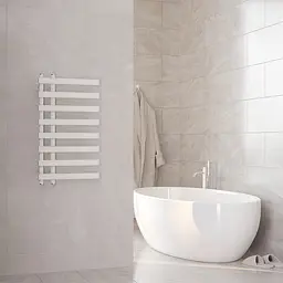 Рушникосушка дизайнерська Ideale Aurora 8/800/450 білий, Білий - мініатюра 3