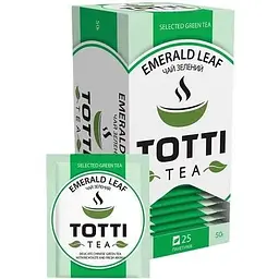 Чай зелений Totti Tea Смарагдовий лист в пакетиках 25 шт