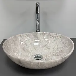 Умивальник VBI Parma накладний 41.5x33.5 см stone glossy VBI-011027 - мініатюра 3