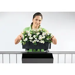 Вазон Lechuza Balconera Stone 80 пісочно-бежевий (15661) - мініатюра 5