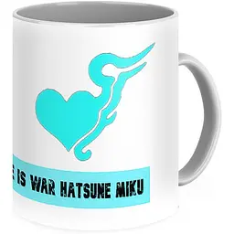 Кухоль GeekLand Вокалоїди Vocaloid Хацуне Міку Hatsune Miku Love Is War Hatsune Miku Logo VC 02.05 330 мл різнобарвний - мініатюра 2