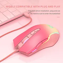 Комп'ютерна мишка Onikuma для ПК та ноутбука CW-93 Pro 6400 DPI 7 кнопок дротова USB з RGB підсвіткою - мініатюра 6