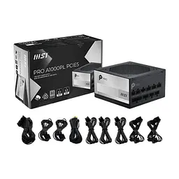 Блок живлення MSI 1000W (PRO A1000PL PCIE5) - мініатюра 5