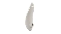Вакуумний кліторальний стимулятор Womanizer Premium 2 Grey – водозахист, магнітна USB-зарядка, силікон - миниатюра 2