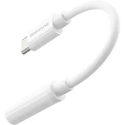 Перехідник Borofone BV13 Type-C to 3.5 Digital audio converter White - мініатюра 3