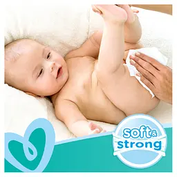 Уцінка. Набір дитячі вологі серветки Pampers Fresh Clean 208 шт. (4 упаковки по 52 шт.) - мініатюра 7