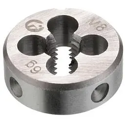Плашка ручна кругла метрична Intertool M8 х 1.25