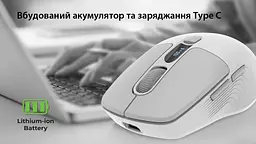 Миша бездротова REAL-EL RM-480W Білий - мініатюра 9