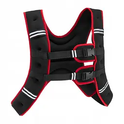 Жилет-обтяжувач для тренувань 4FIZJO 5 кг Black/Red (P-5905973402156) - мініатюра 10