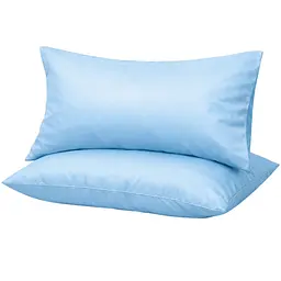 Набір наволочок Ecotton Blue полісатин 50х70 см 2 шт. блакитний (25312)