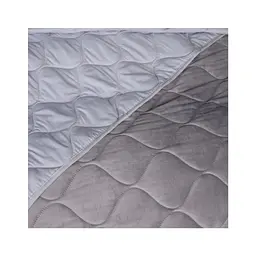Покривало MirSon №5051 Velor charm Light gray 180х210 см (2200008376840) - мініатюра 3