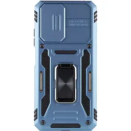 Ударостійкий чохол Camshield Army Ring для Xiaomi Redmi Note 11 Pro 4G/5G / 11E Pro / 12 Pro 4G Блакитний / Light Blue - мініатюра 2