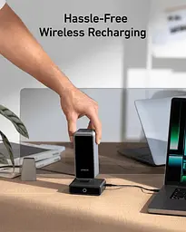 Мережевий зарядний пристрій Anker Prime 100W, 2xUSB-C, 1xUSB-A, Pogo pin Чорний (A1902311) - мініатюра 3