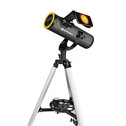 Телескоп Bresser Solarix 76/350 AZ Carbon з сонячним фільтром і адаптером для смартфона (4676359) - мініатюра 1