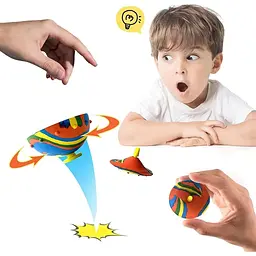 Іграшка-антистрес UFT Drop & Pops Ball Hip Hop Bouncing Ball попригун поппер літаючий 2 шт. (UFTDPB2) - мініатюра 3