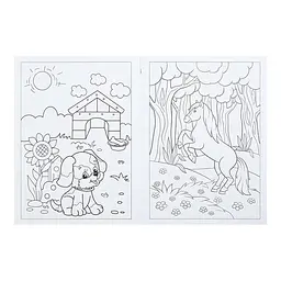 Розмальовка ФЕРМА, 12 стор, KIDS LINE ZB.16027 - мініатюра 3