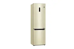 Холодильник LG GA-B509MEQZ 203х68х60см 2 дв холодильне відділення 277 л морозильне відділення 107 л A++ NF Лін Диспл зовнішній Бежевий (GA-B509MEQZ) - мініатюра 2