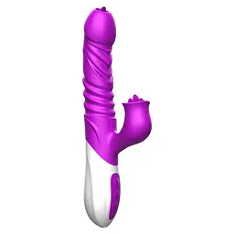 Вібратор Silicone Вібратор USB 10 Function and Thrusting Function / Heating Boss Series 63-00028 98774 - мініатюра 1