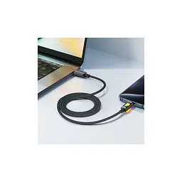 Дата кабель USB 2.0 AM to USB-C 1.2m 60W black Acefast (6974316284673) - мініатюра 6