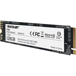Накопичувач SSD Patriot m.2 NVMe 128Gb P300 120 (P300P128GM28) - мініатюра 3