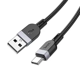 Дата кабель Hoco X109 Energy silicone USB to Type-C (2m) Black - мініатюра 4