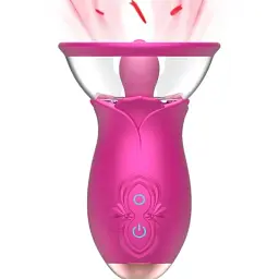 Вакуумний стимулятор клітора I’MCUM Dream Sucker 10 режимів вібраціїї з вакумною присоскою та язичком Рожевий (IM-ZDB212)