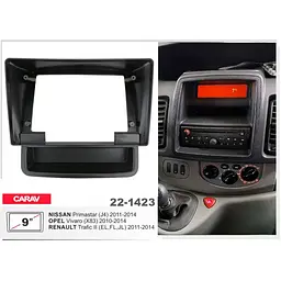 Перехідна рамка Renault Trafic, Opel Vivaro, Nissan Primastar Carav 22-1423 - мініатюра 4